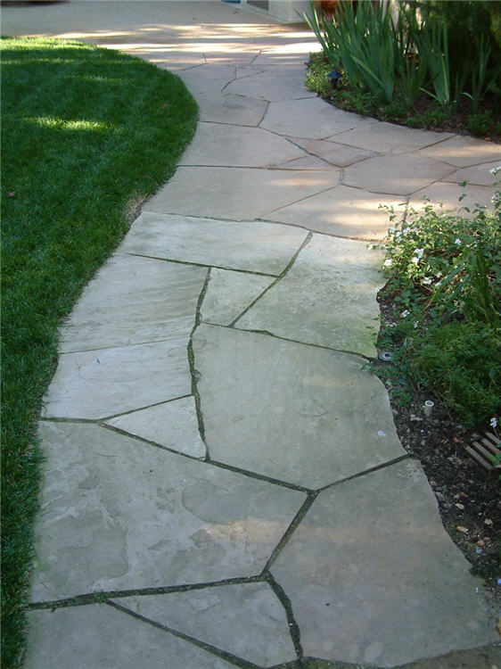 Unmotared Flagstone